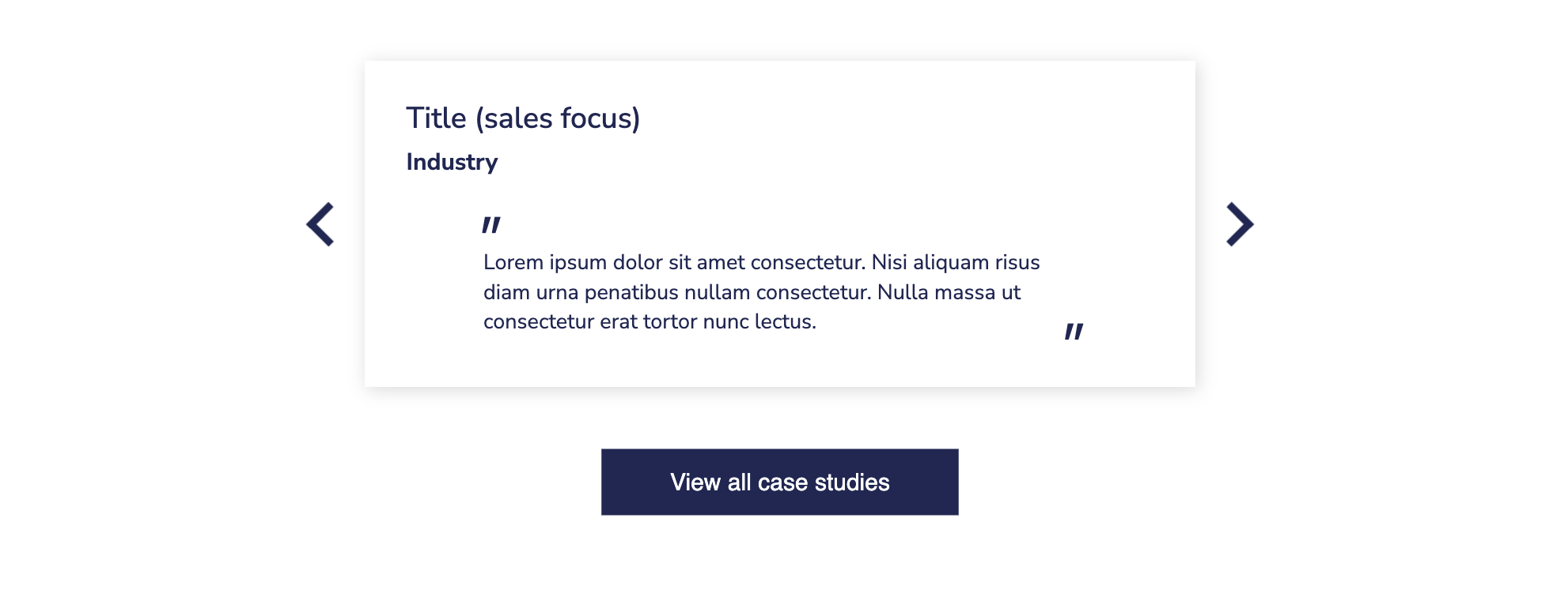 Testimonials with image