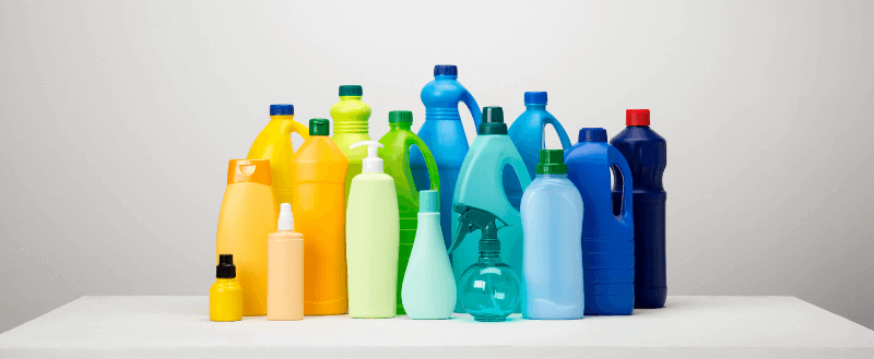 plastic cleaning products